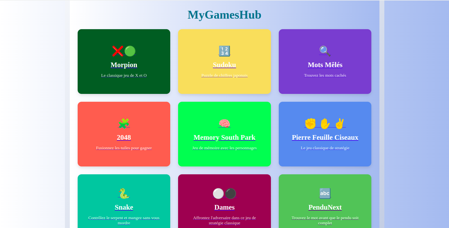 Games-hub