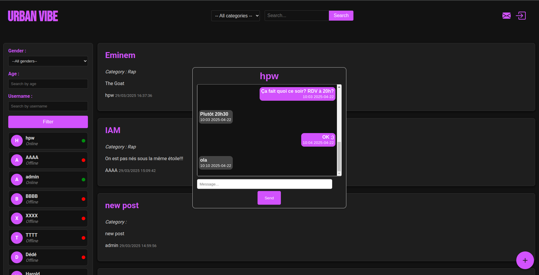 Real-Time Forum